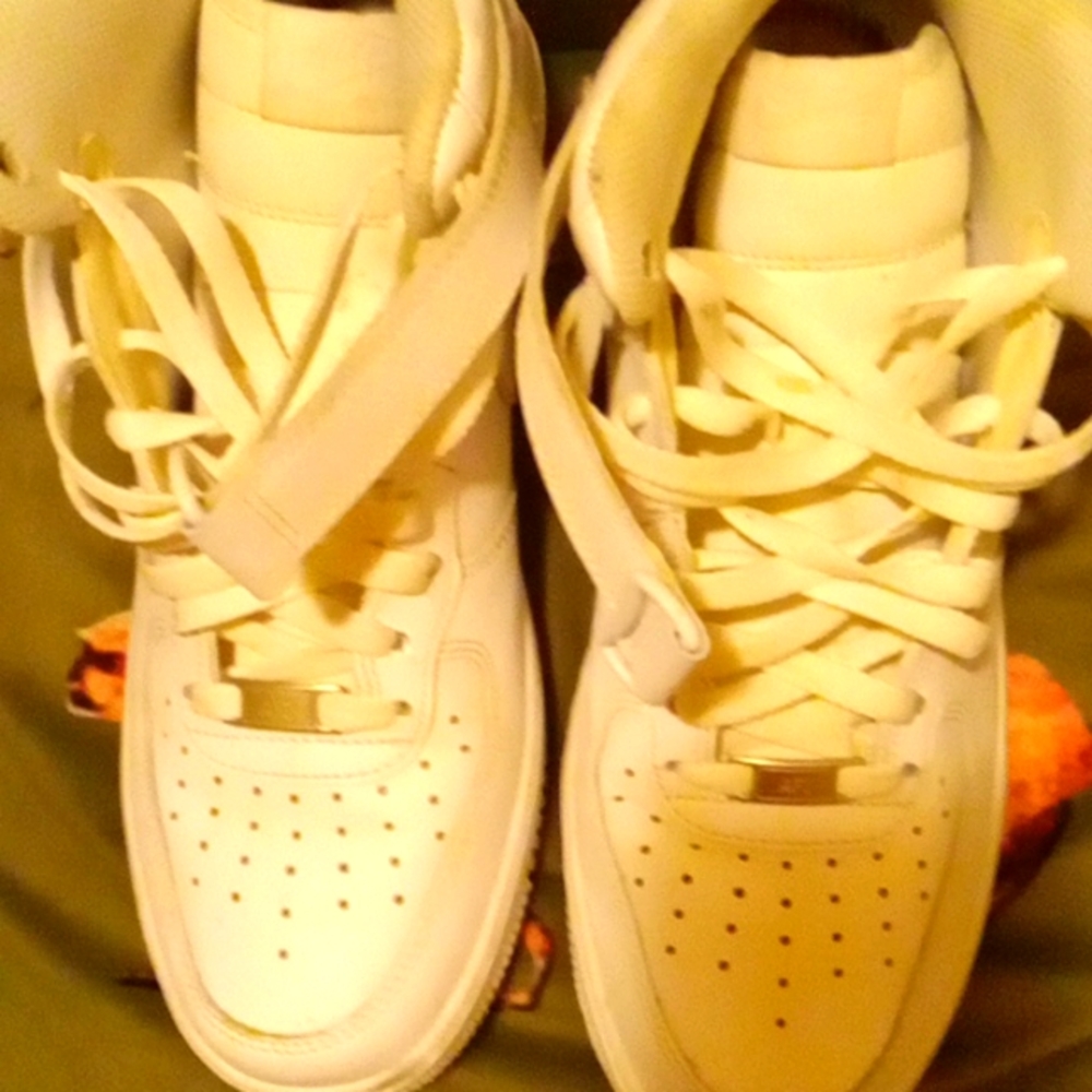 White Air force ones